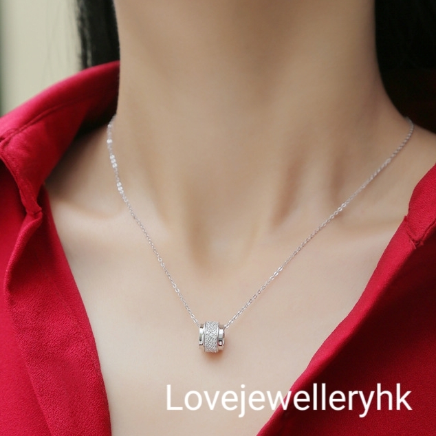 圓轆莫桑鑽吊墜   P069C006