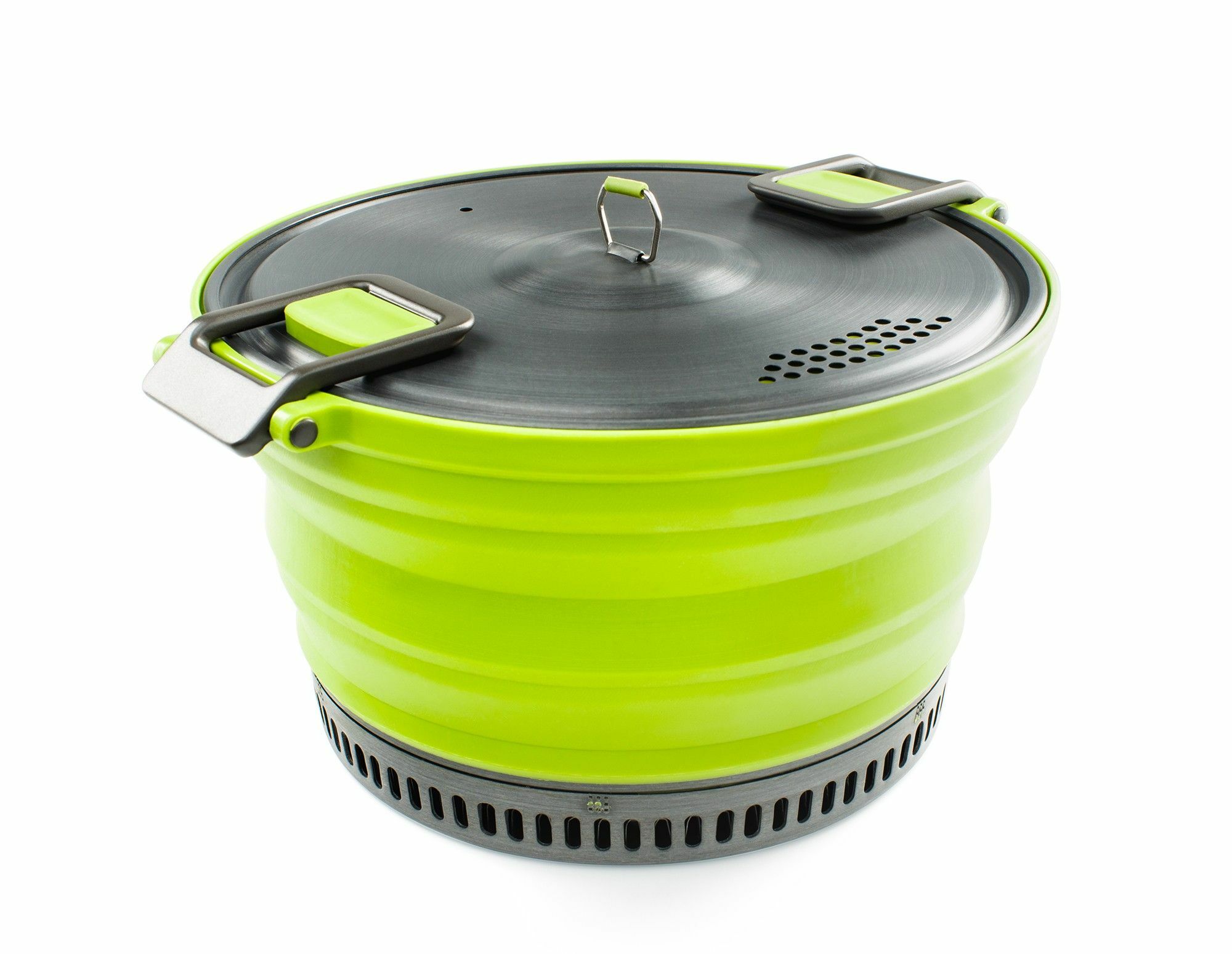 GSI ESCAPE HS 折疊鍋 可收壓蓋鍋 露營炊具 可收折鍋子 3L 綠色 50233 [HappyOutdoor]