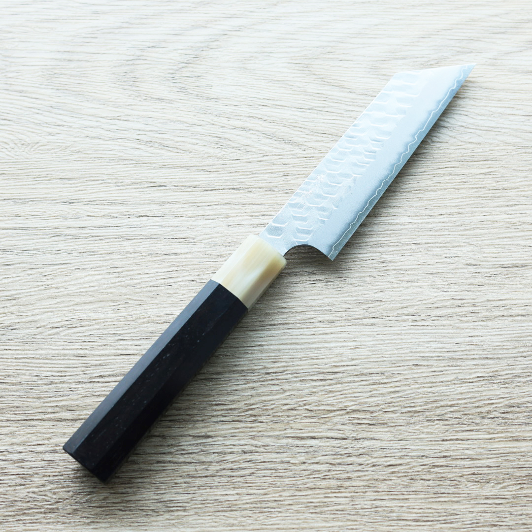 二唐刃物 切付蔬果 120mm SG2粉末HSS鋼 磨鎚目