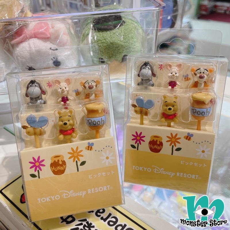 小熊維尼豬仔跳跳虎依唷膠簽 (6入)