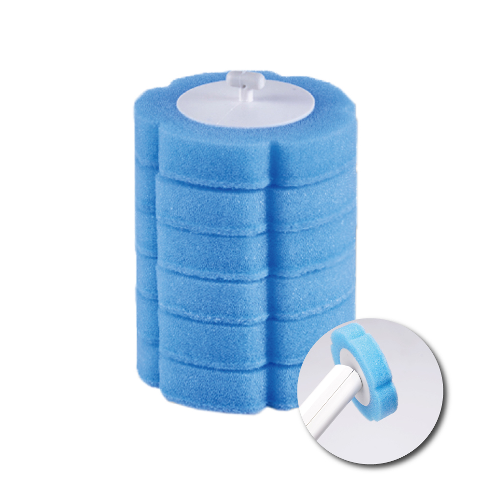 拋棄式馬桶刷刷頭6入補充包 (海洋味) ELPH008