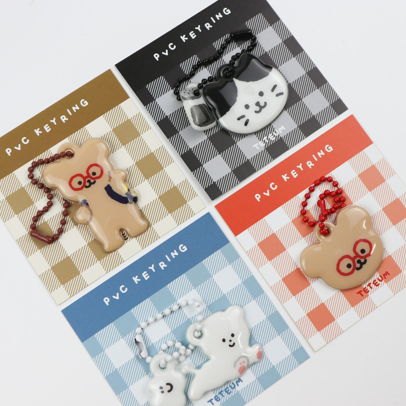 【TETEUM】PVC 鑰匙圈