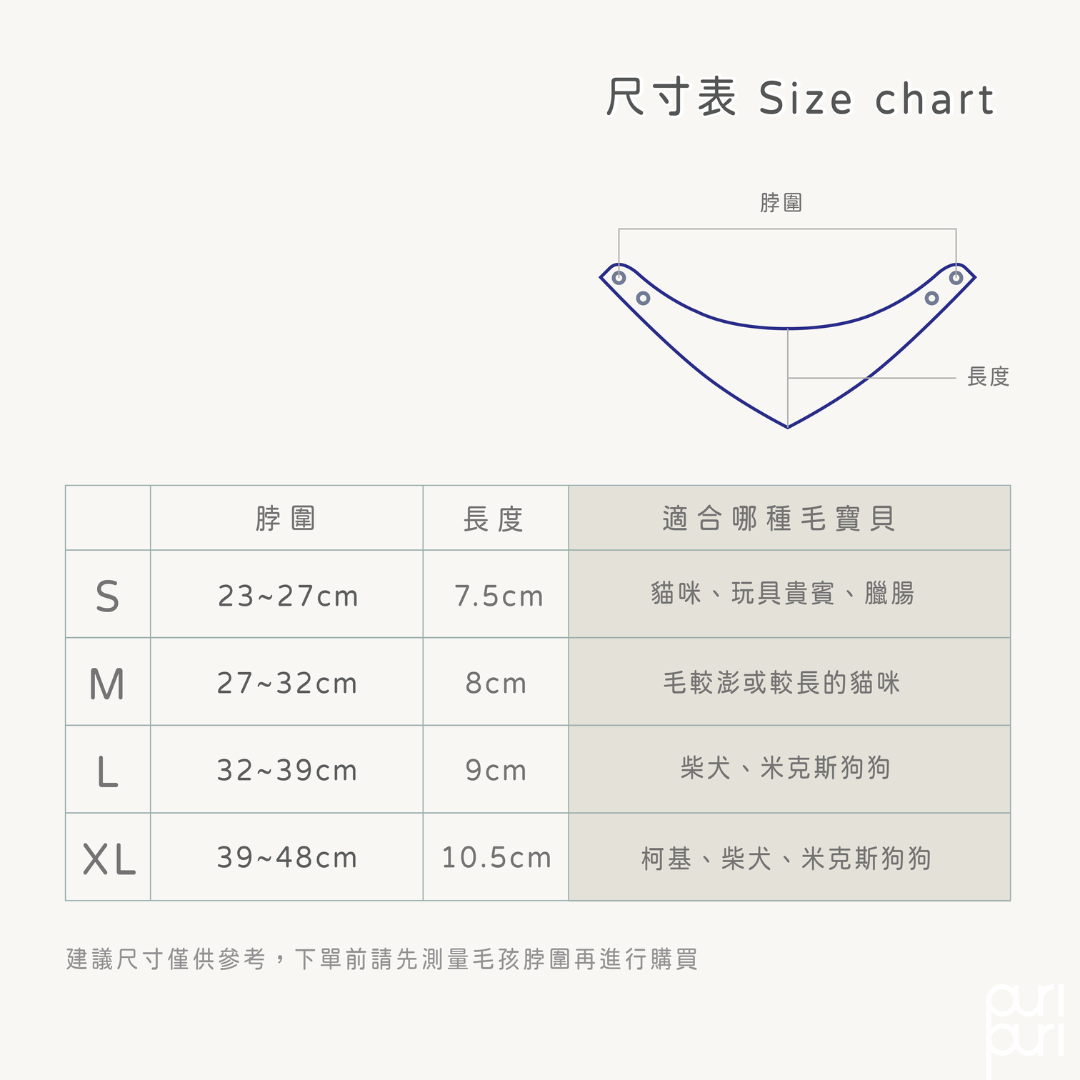 尺寸表