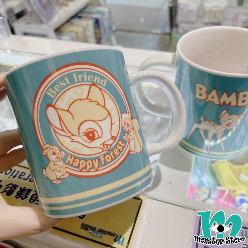 小鹿斑比桑比兔花兒陶瓷杯