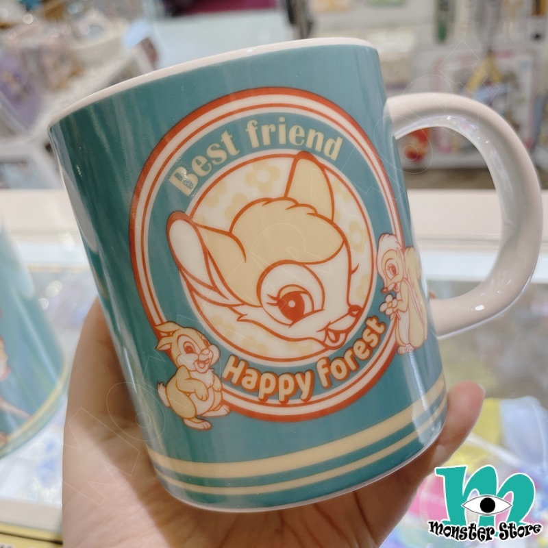 小鹿斑比桑比兔花兒陶瓷杯