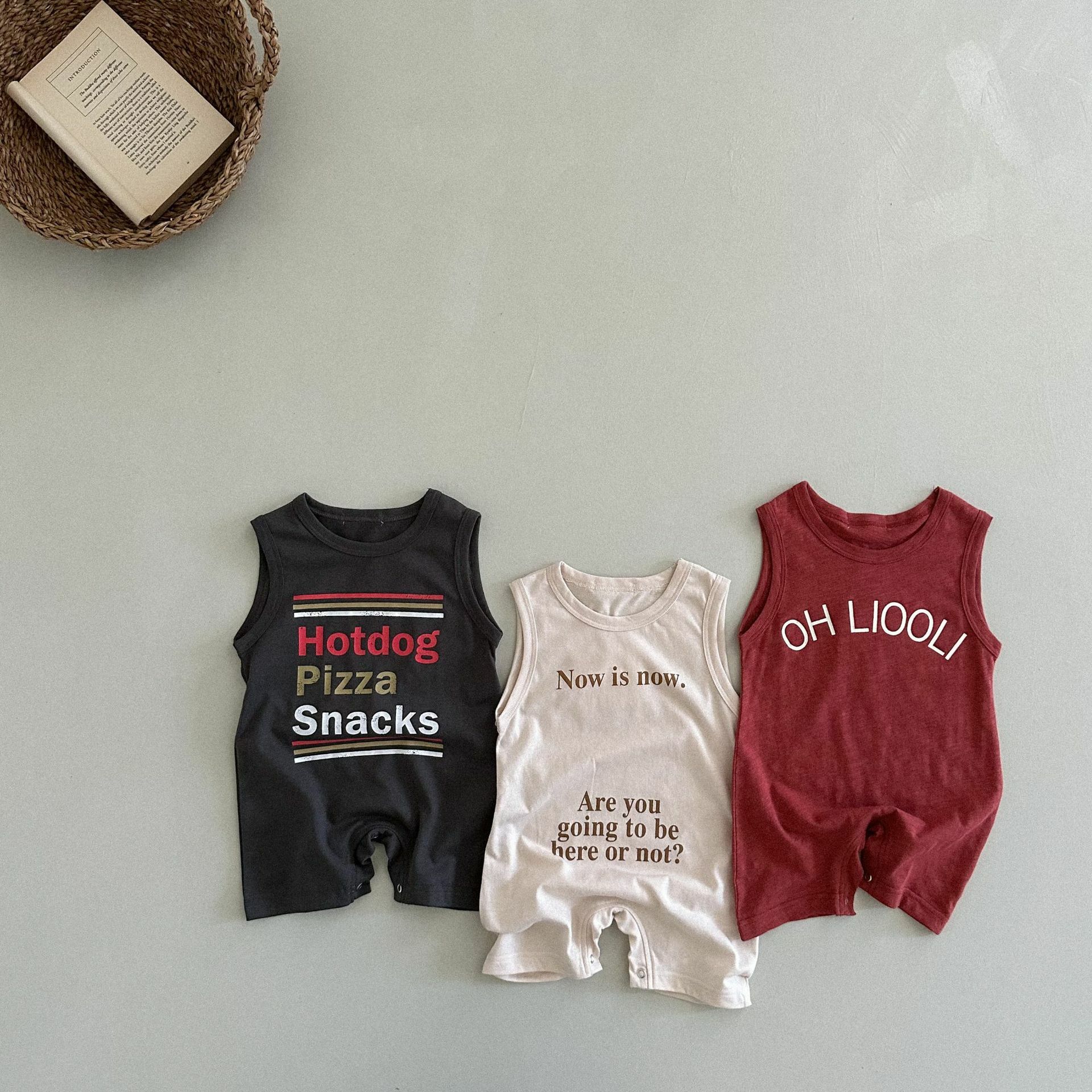 hotdog series romper