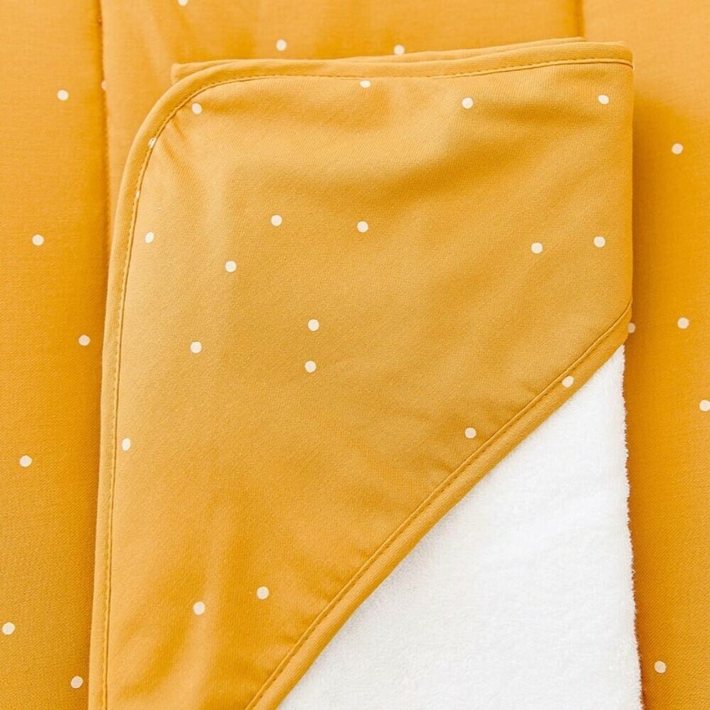 Gloop 純棉連帽浴巾 / 夕陽橙