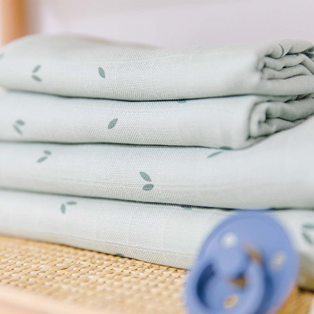 Gloop 有機棉紗布巾兩件組 / 青青小草