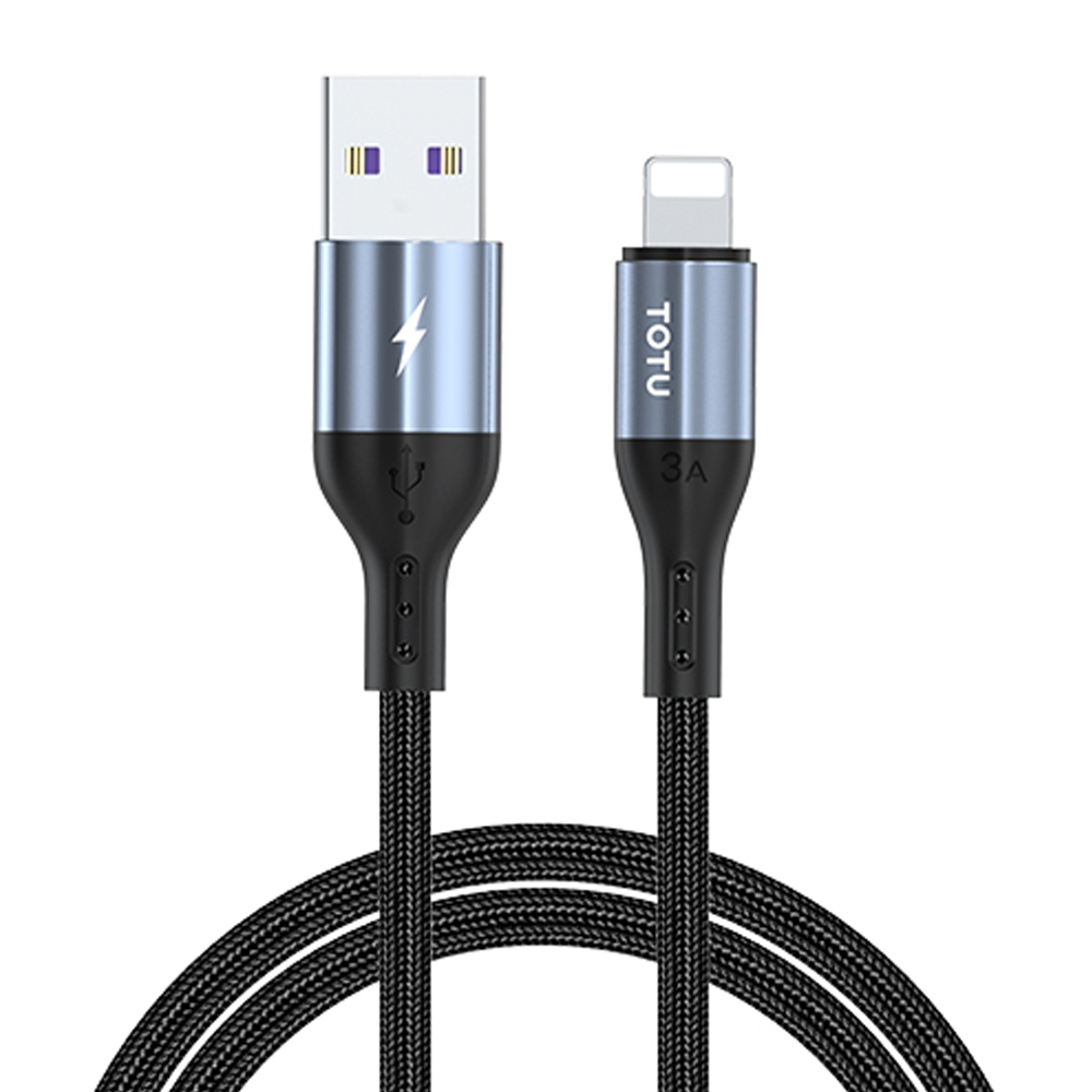 TOTU 拓途 Lightning/iPhone充電線傳輸線編織快充線 極速2代 1.2M