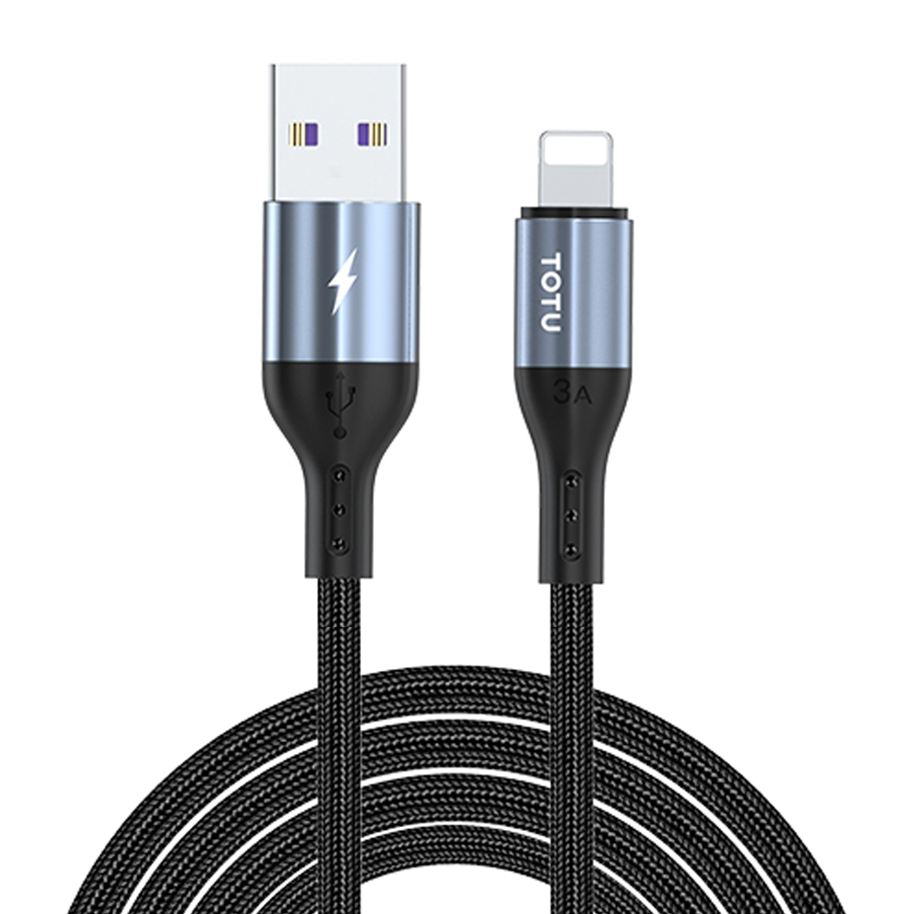 TOTU 拓途 Lightning/iPhone充電線傳輸線編織快充線 極速2代 3M