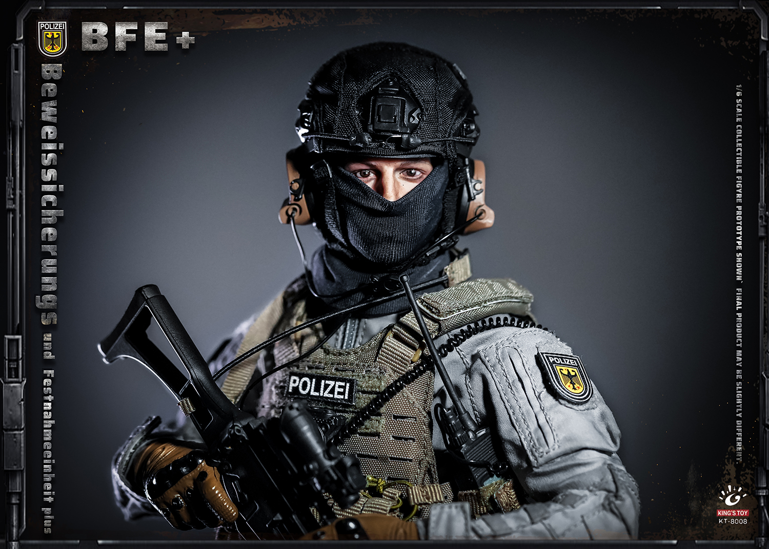 Kings Toys : 1/6 BFE+ 德國反恐警察特別行動突擊隊 KT-8008
