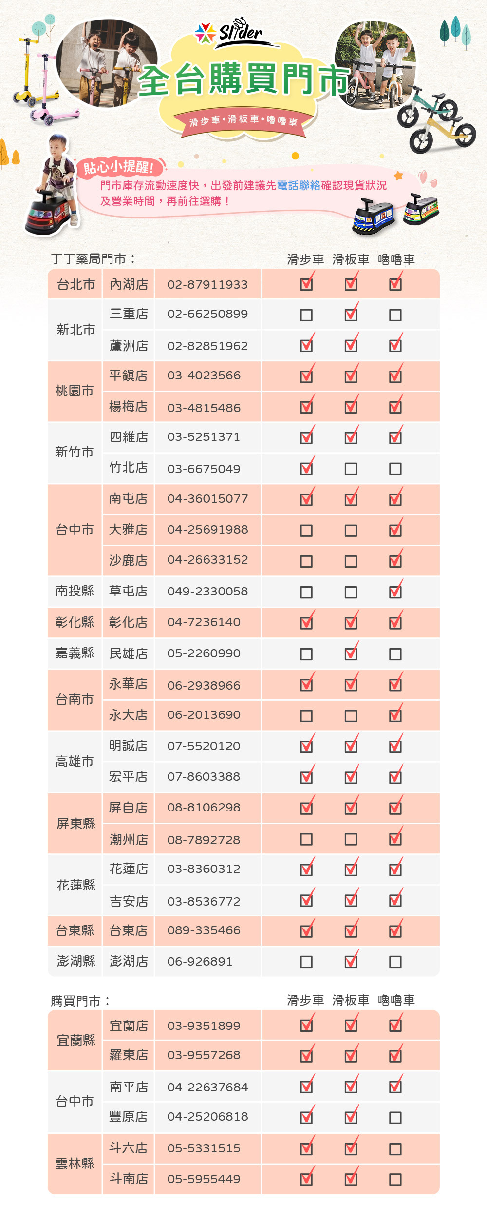 Slider滑輪玩具全台購買門市