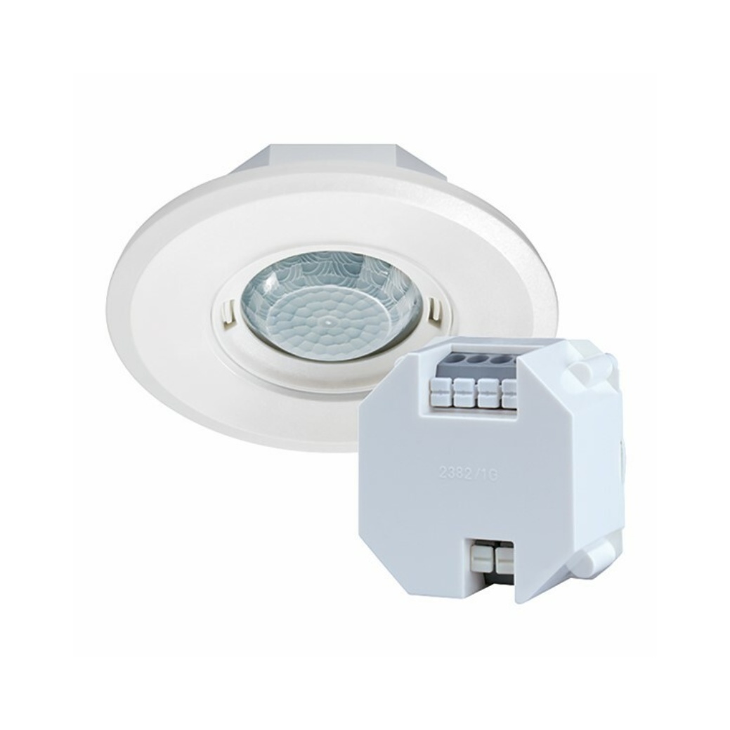 ESYLUX PD-FLAT-E 360i/8 圓形白色 DALI 套裝設計存在檢測器具有出色的檢測能力，直徑至少為 8 M