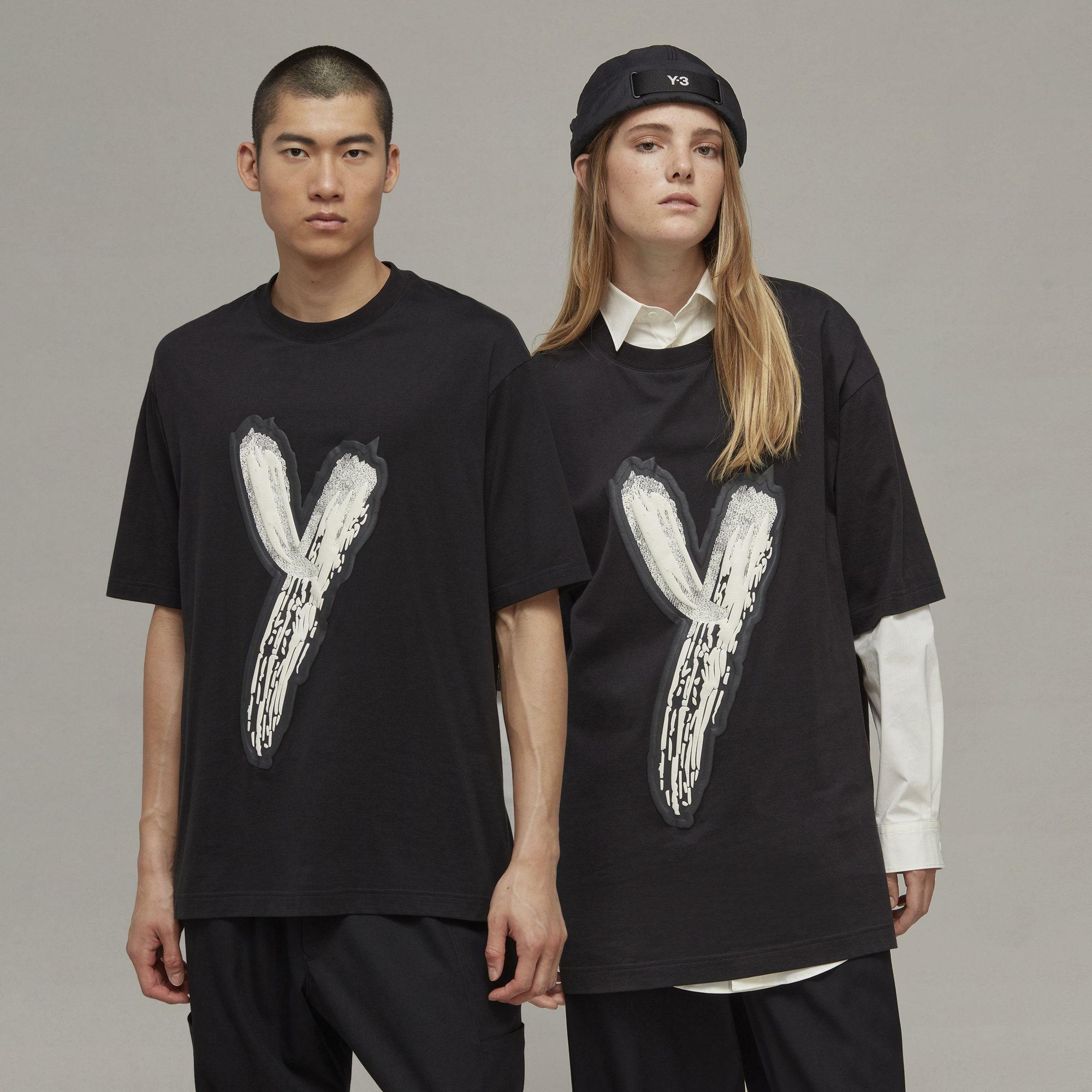 Y-3 L0OGO GFX TEE PURPLE S HY1273 新品-