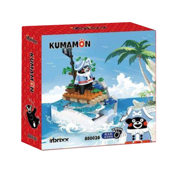 正版授權 Kumamon 熊本熊系列積木880026 ：激流探險