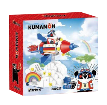 正版授權 Kumamon 熊本熊系列積木880027 ：飛行探險
