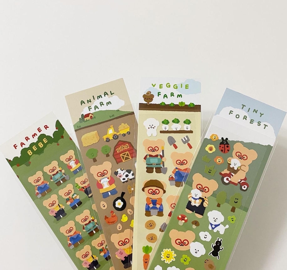 【TETEUM】BEBE 農場系列貼紙
