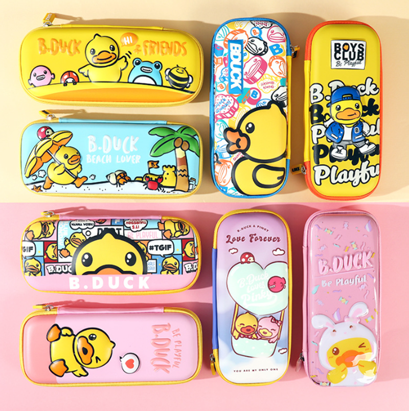 B.DUCK潮牌小黃鴨文具盒 BD1911