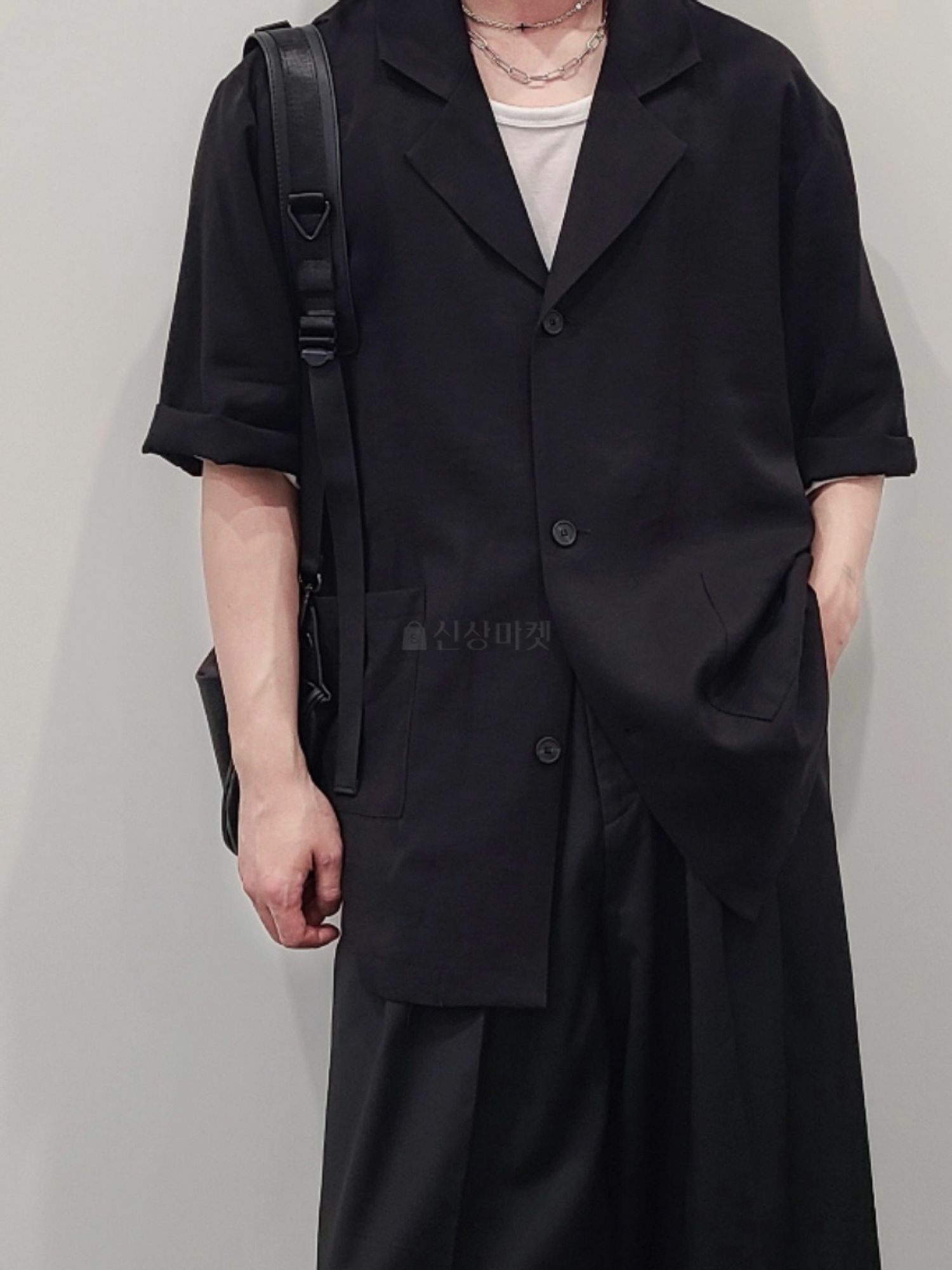 RAVEN短袖休閒西裝外套