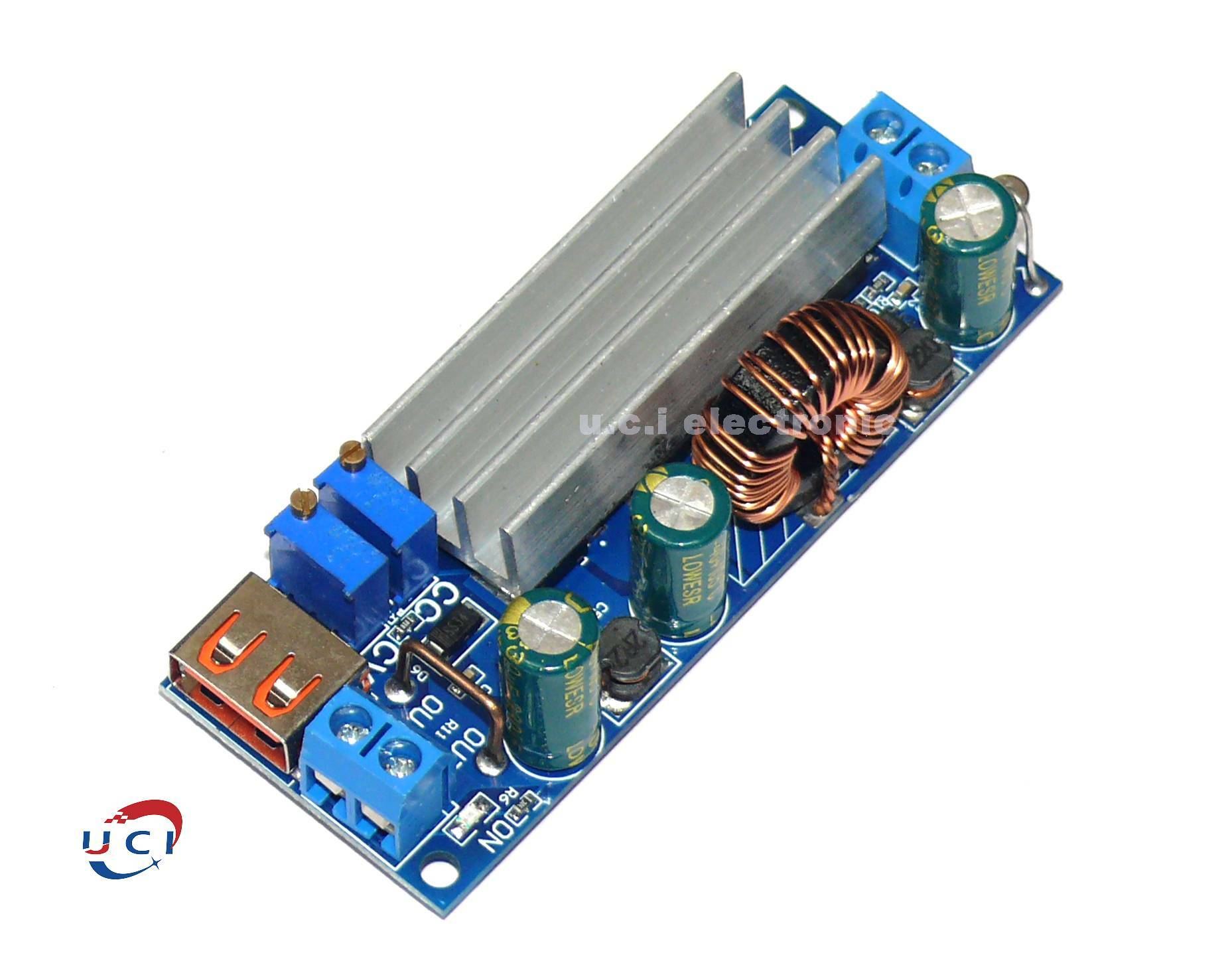 【UCI電子】 (中) 大功率80W升壓模組  2~24v低壓專用恒壓恒流帶USB 18650鋰電池 S4