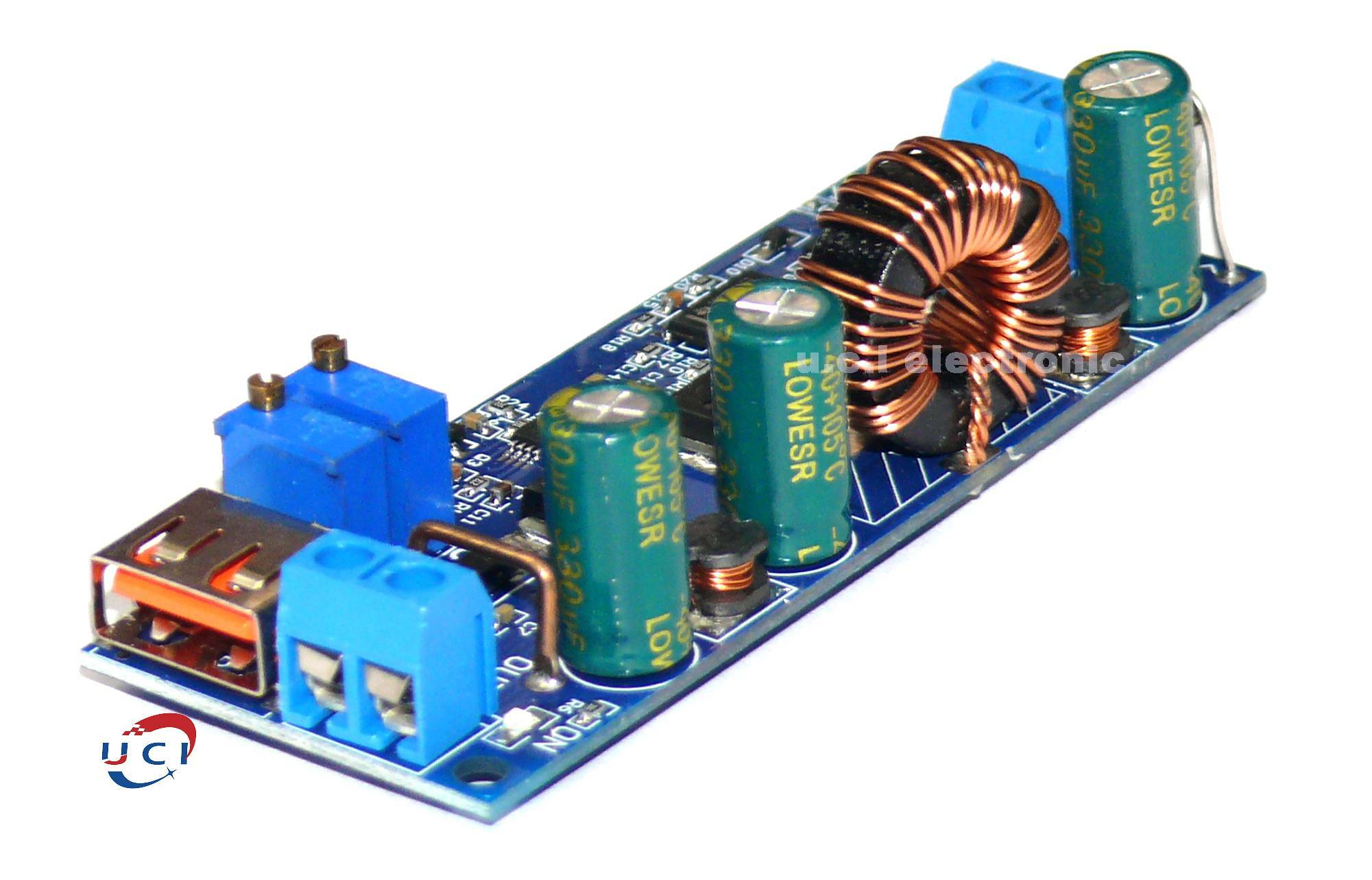 【UCI電子】 (中) 大功率80W升壓模組  2~24v低壓專用恒壓恒流帶USB 18650鋰電池 S4