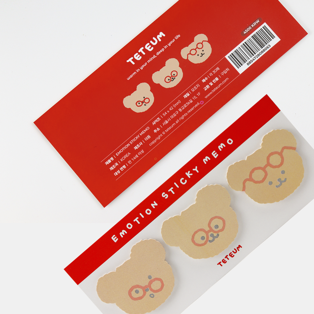 【TETEUM】BEBE Emotion Sticky Memo 便利貼