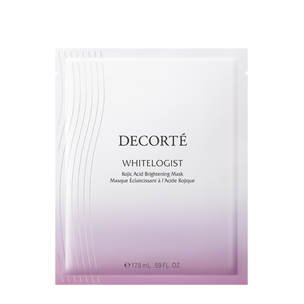 [限定] DECORTE Whitelogist Kojic Acid Brightening Mask 瑩潤粹白透亮菁華面膜 每枚17.5ml