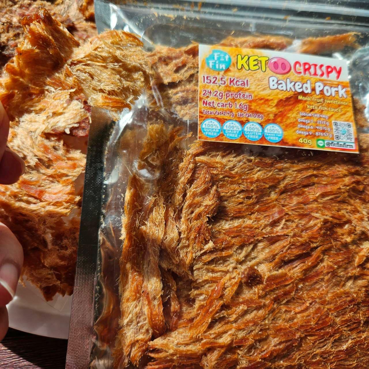 Fitfin生酮脆烤豬肉乾 40g