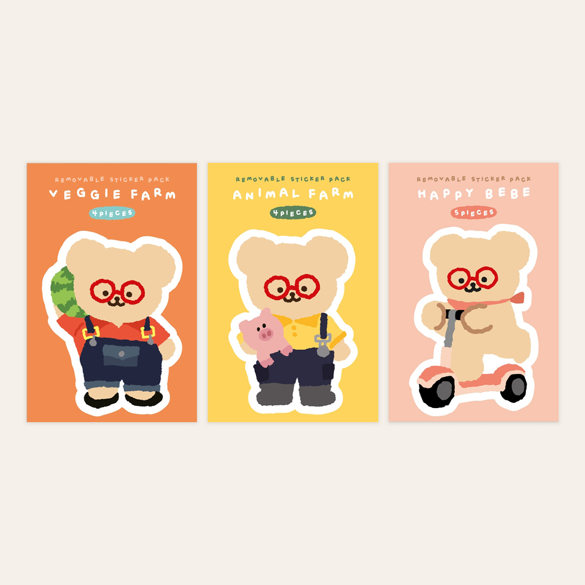 【TETEUM】BEBE 貼紙包