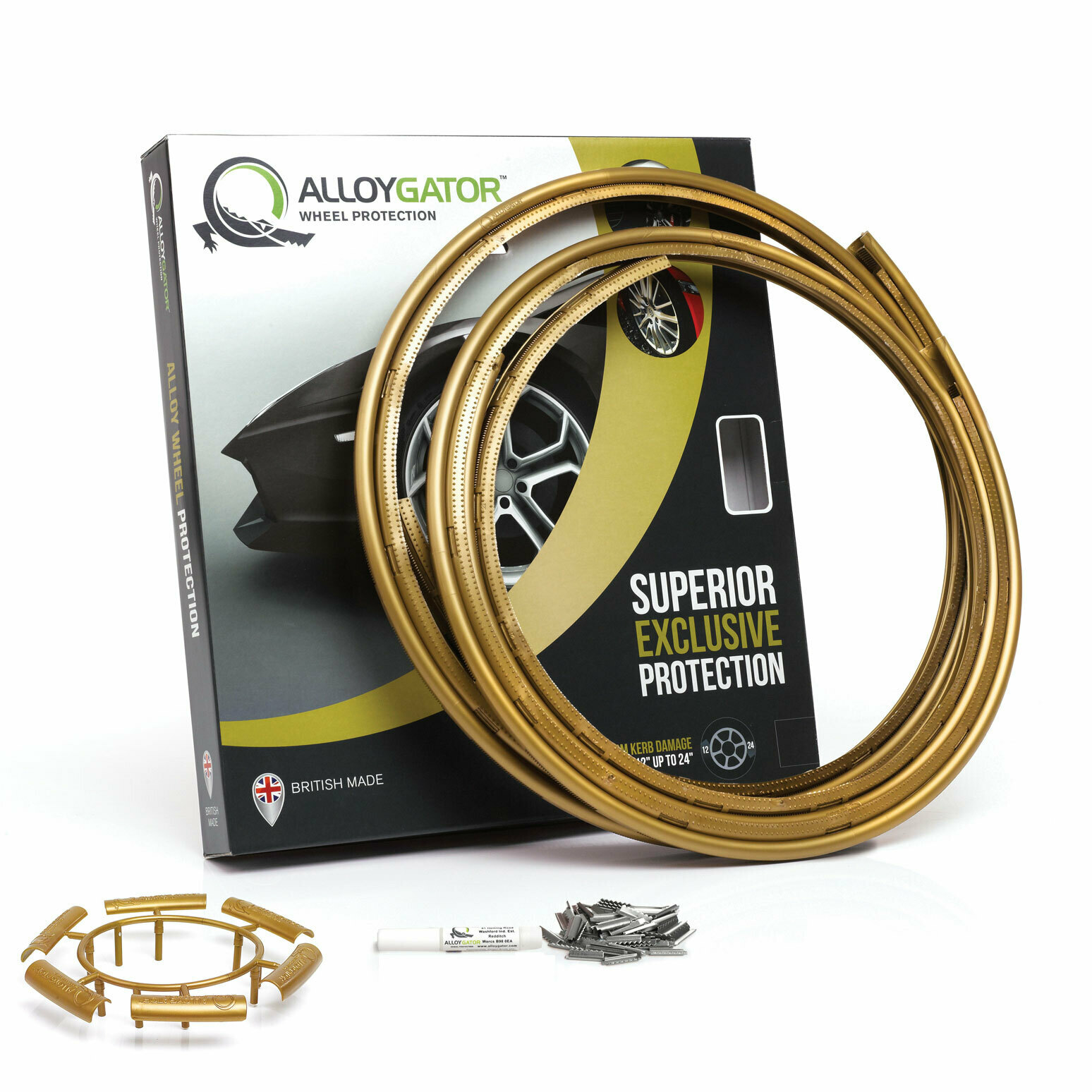 AlloyGator 全車保護套裝 (金色-24寸) 連安裝服務