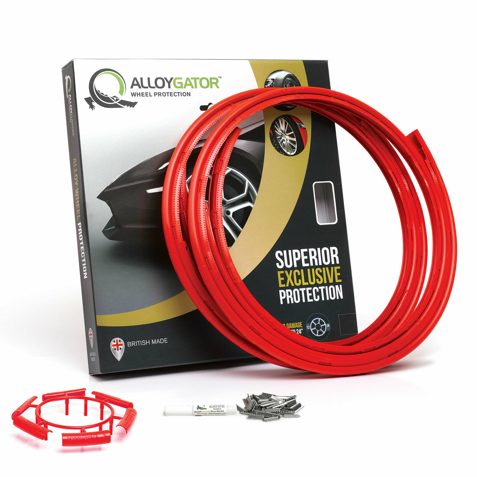 AlloyGator 全車保護套裝 (紅色-24寸) 連安裝服務