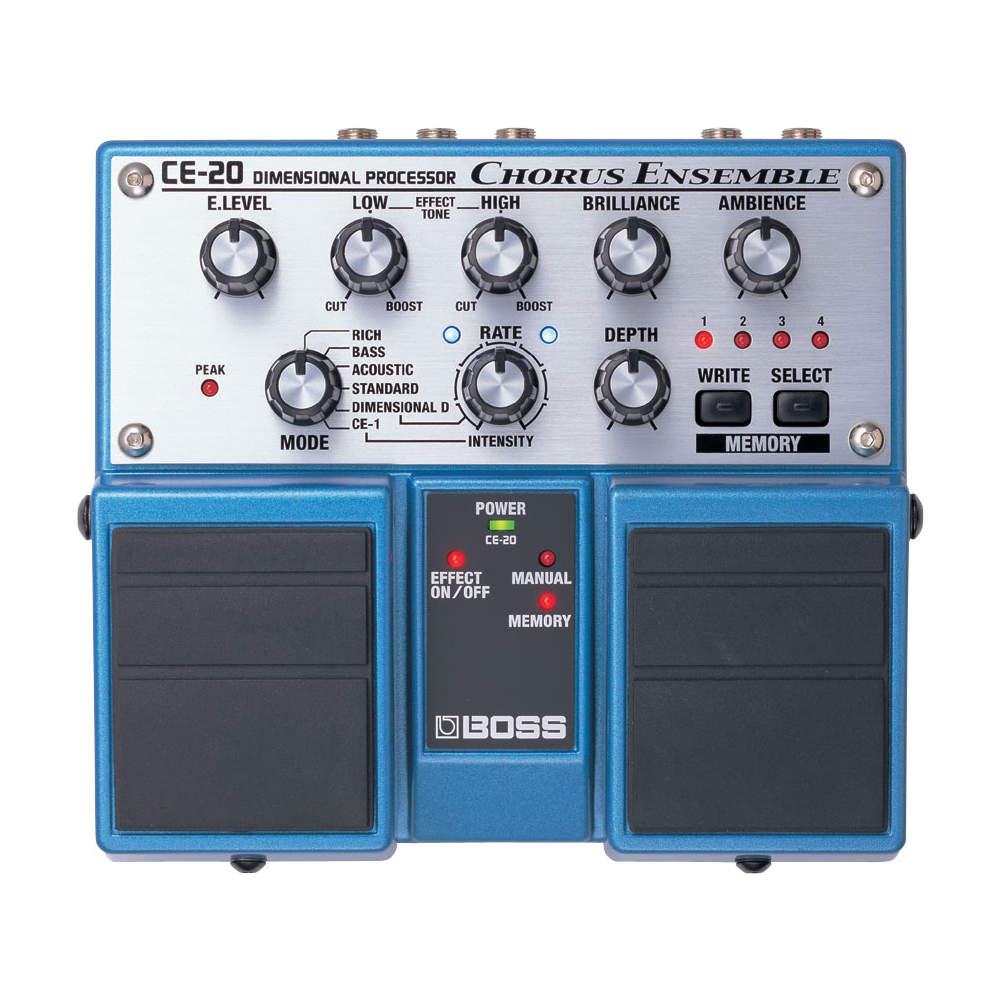 BOSS BOSS / CE-20 和聲效果器（雙踏板）(Chorus Ensemble) — 三峽效果器｜YA! 玩音樂
