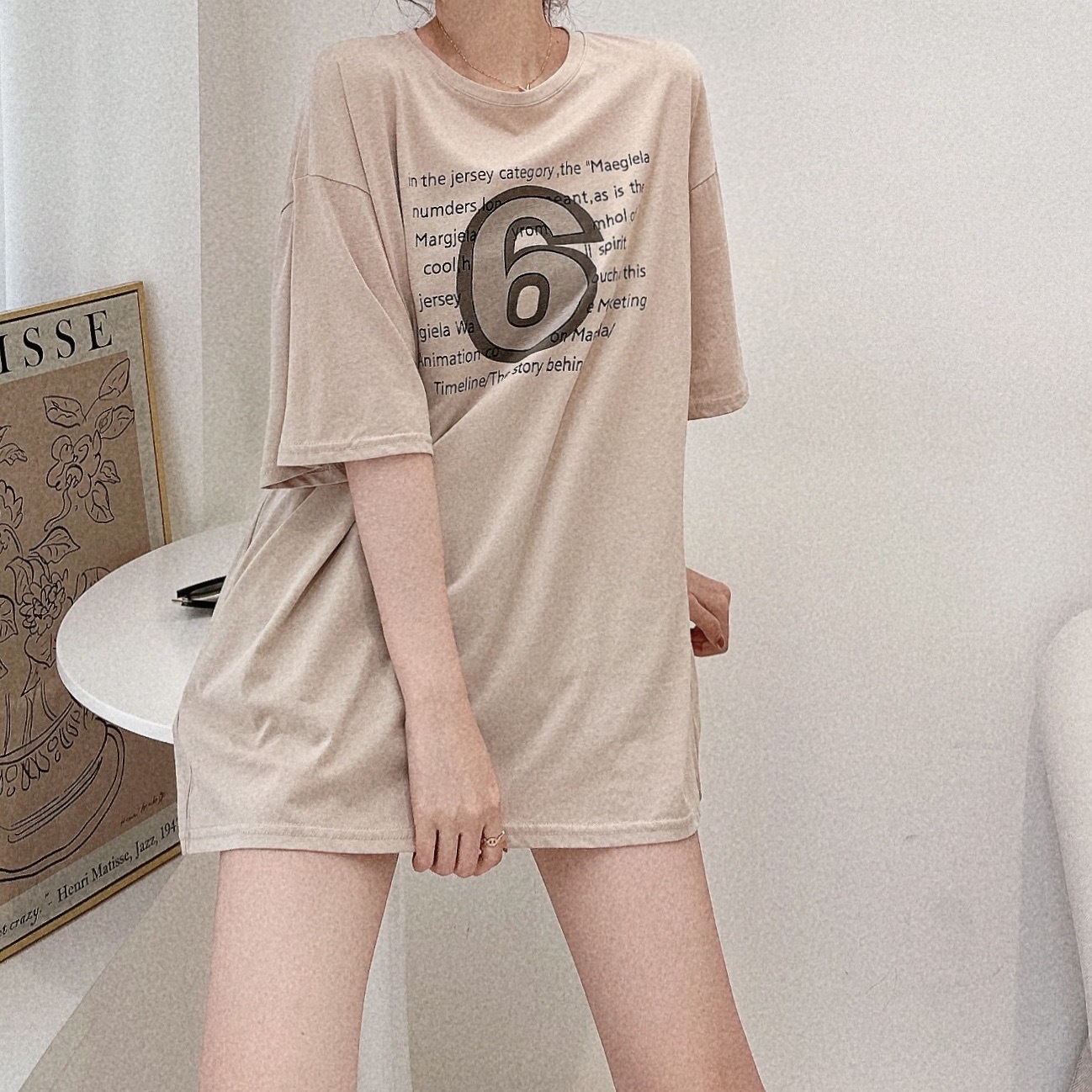 數字美式圖案TEE/三色