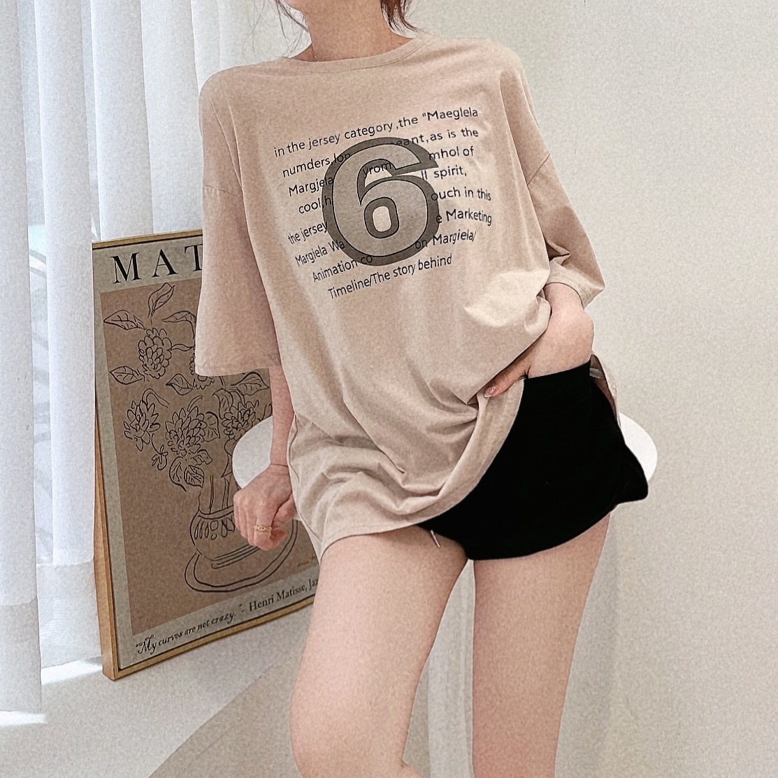 數字美式圖案TEE/三色