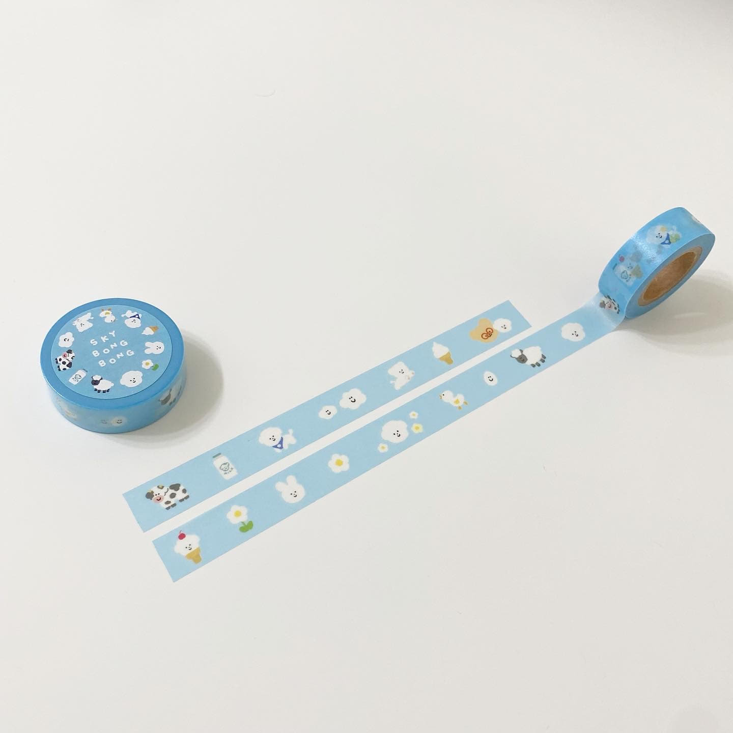 【TETEUM】 Sky BONGBONG Tape 紙膠帶