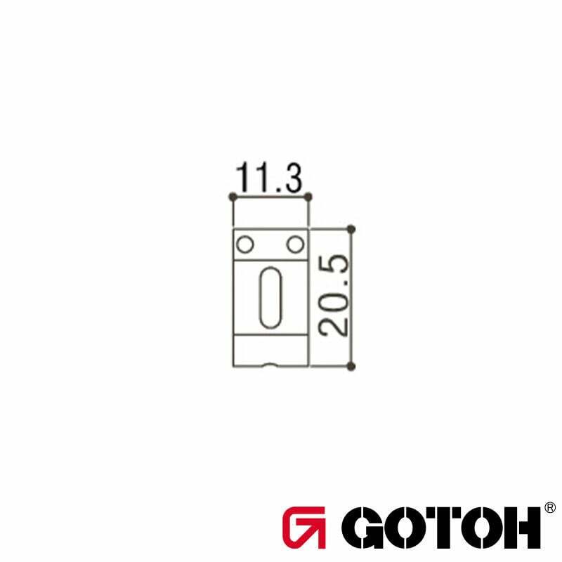 Gotoh S101S N 電吉他 下弦枕 銀色