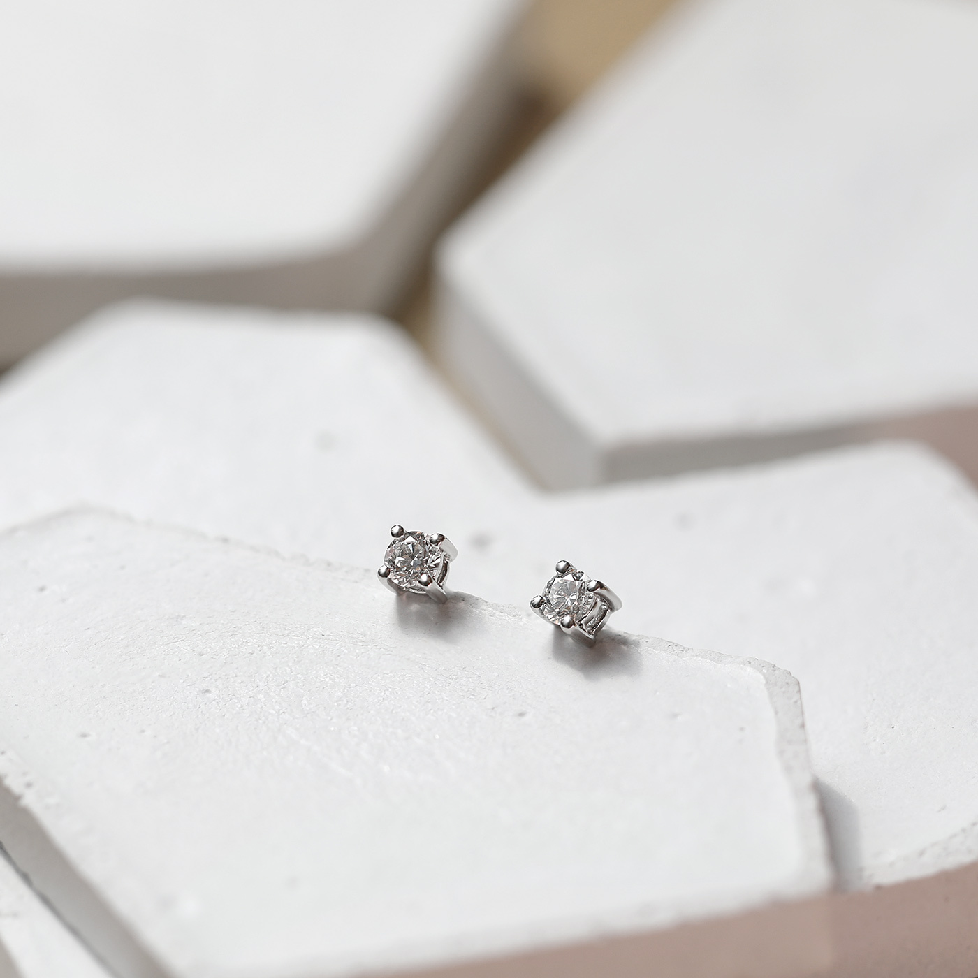 星夜 — GIA60分鑽石耳環