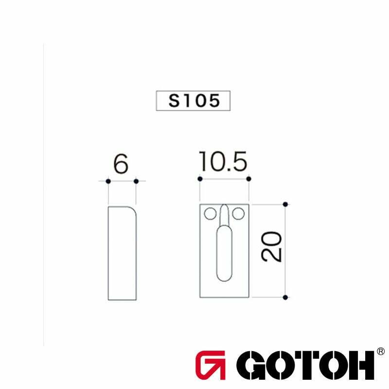 Gotoh S105 C 電吉他 下弦枕 銀色