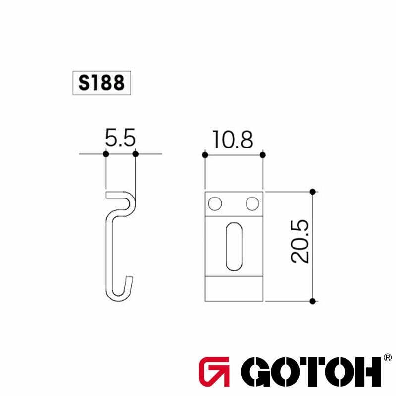 Gotoh S188 N 電吉他 下弦枕 銀色