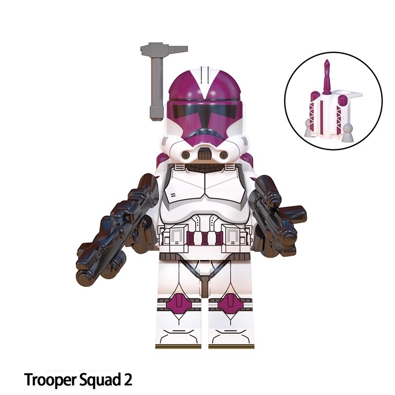 Nova Corps Clone Trooper Squad 2 Star Wars Custom Minifigs Fit Lego WM2258