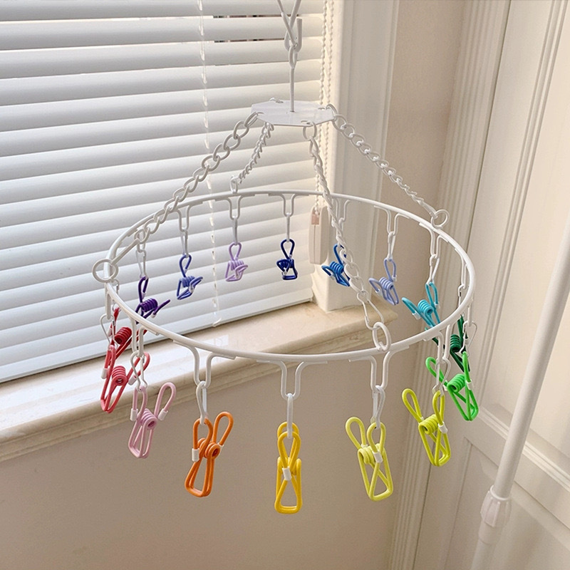 彩虹圓形曬衣架