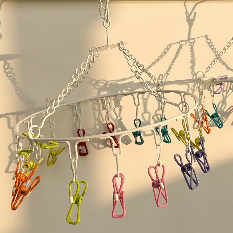 彩虹圓形曬衣架