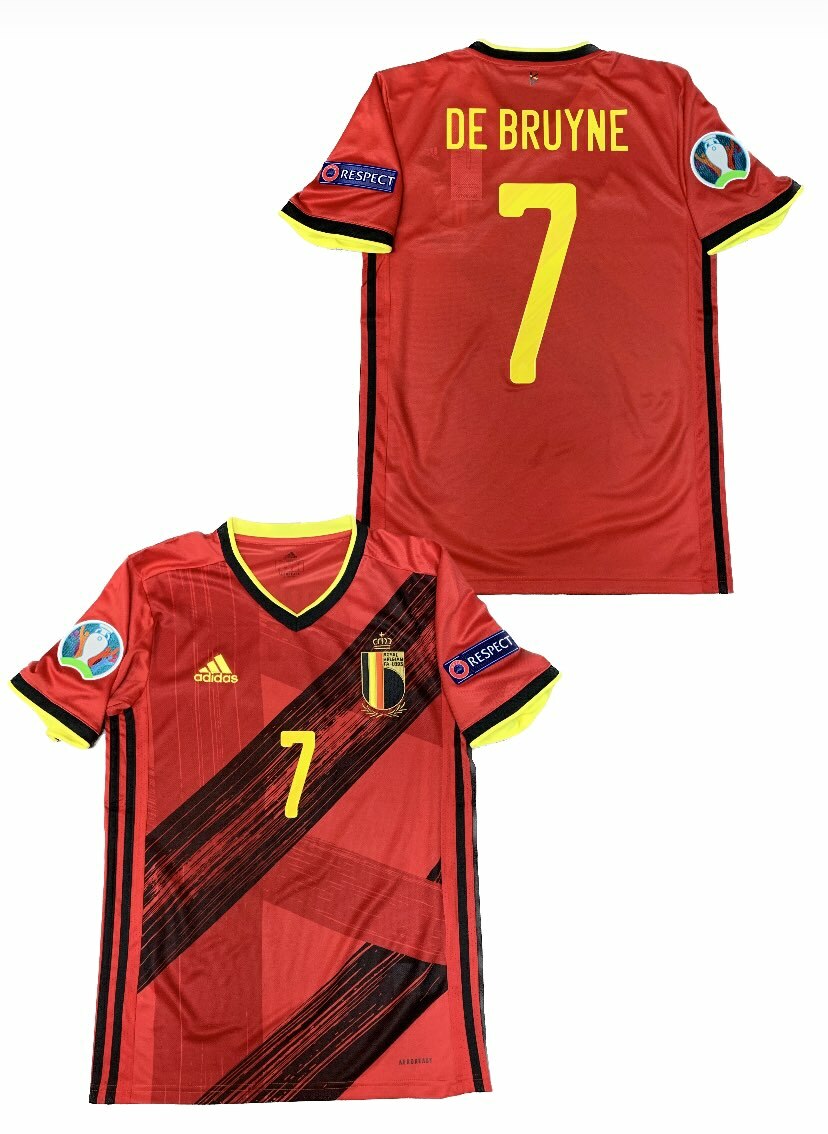 2020 比利時 球迷版主場球衣 #7 De Bruyne