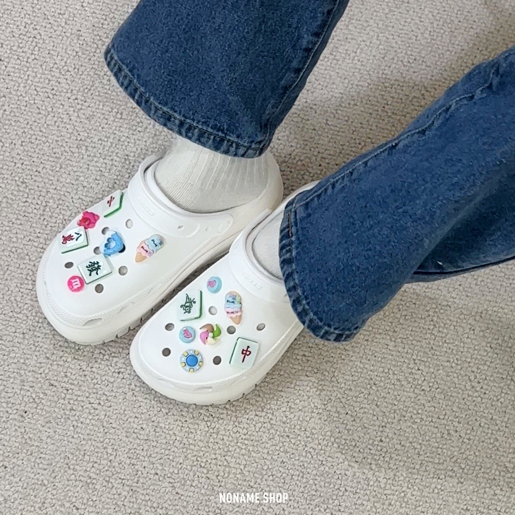 洞洞鞋 鞋扣 DIY 裝飾 麻將系列 五款