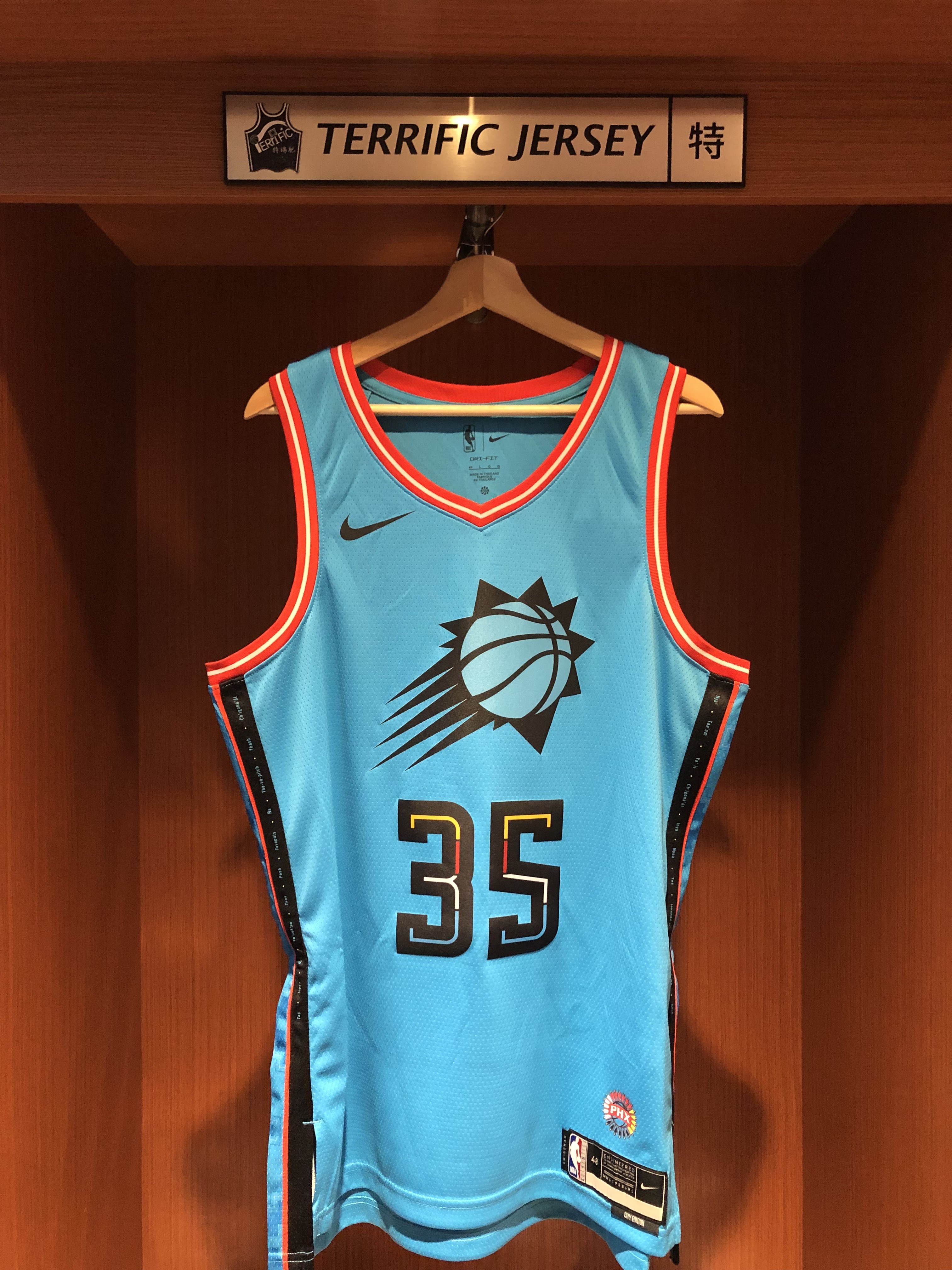 NBA球衣 Kevin Durant 鳳凰城太陽城市 City Nike Swingman 球迷版 熱轉印 全新