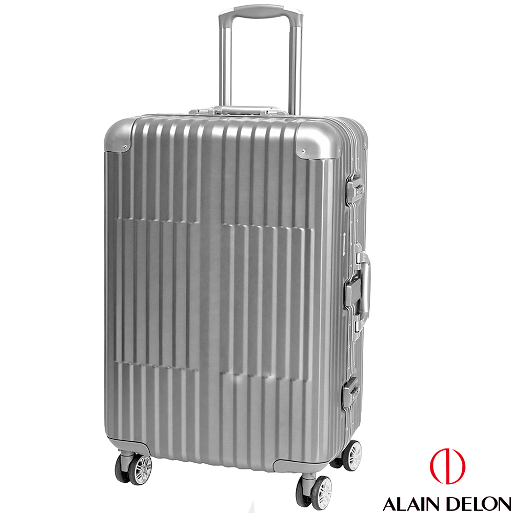 【ALAIN DELON 亞蘭德倫】 25吋 絕代風華系列全鋁鎂旅行箱/行李箱(4色可選)