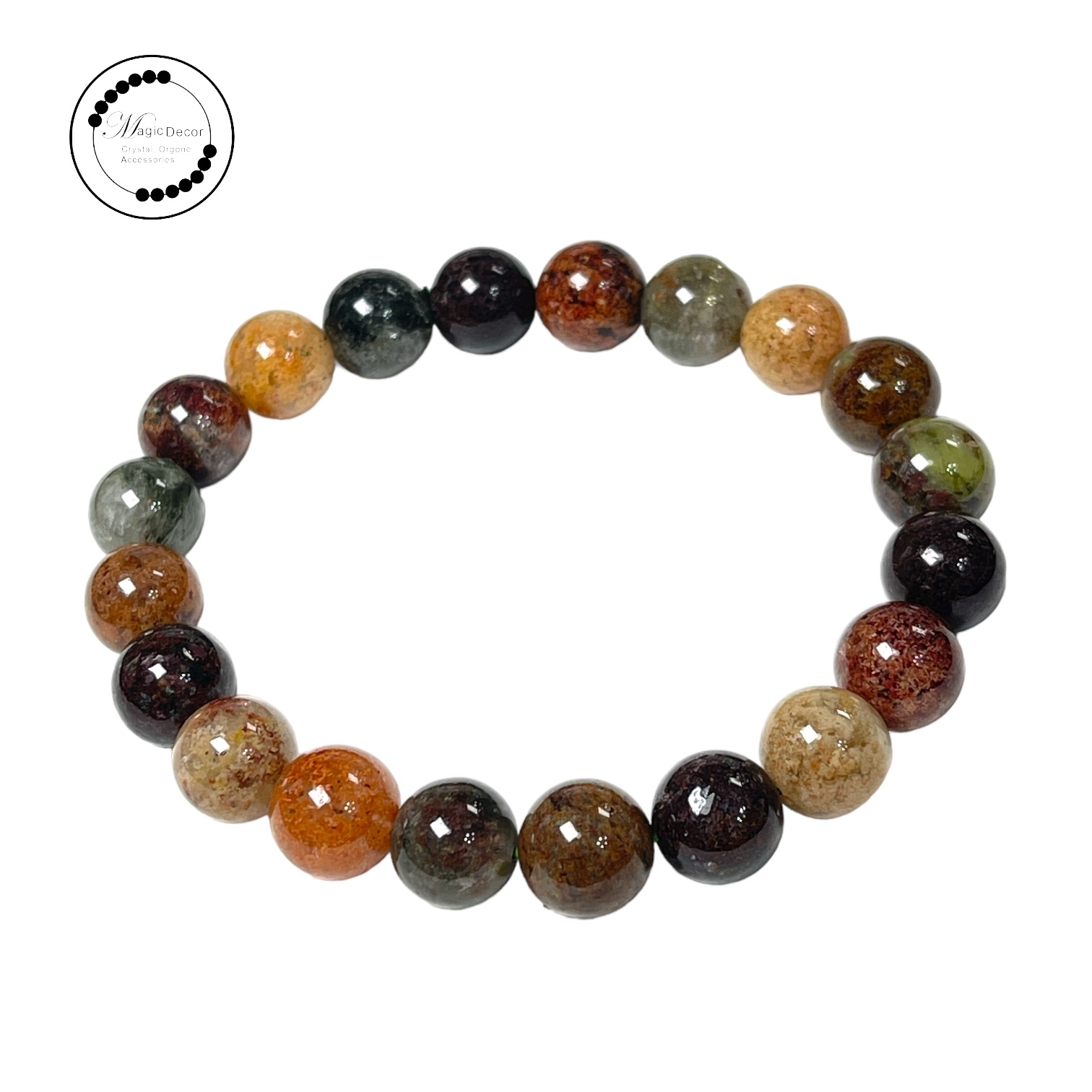 250214-B38 10mm+四季平安彩幽靈手串