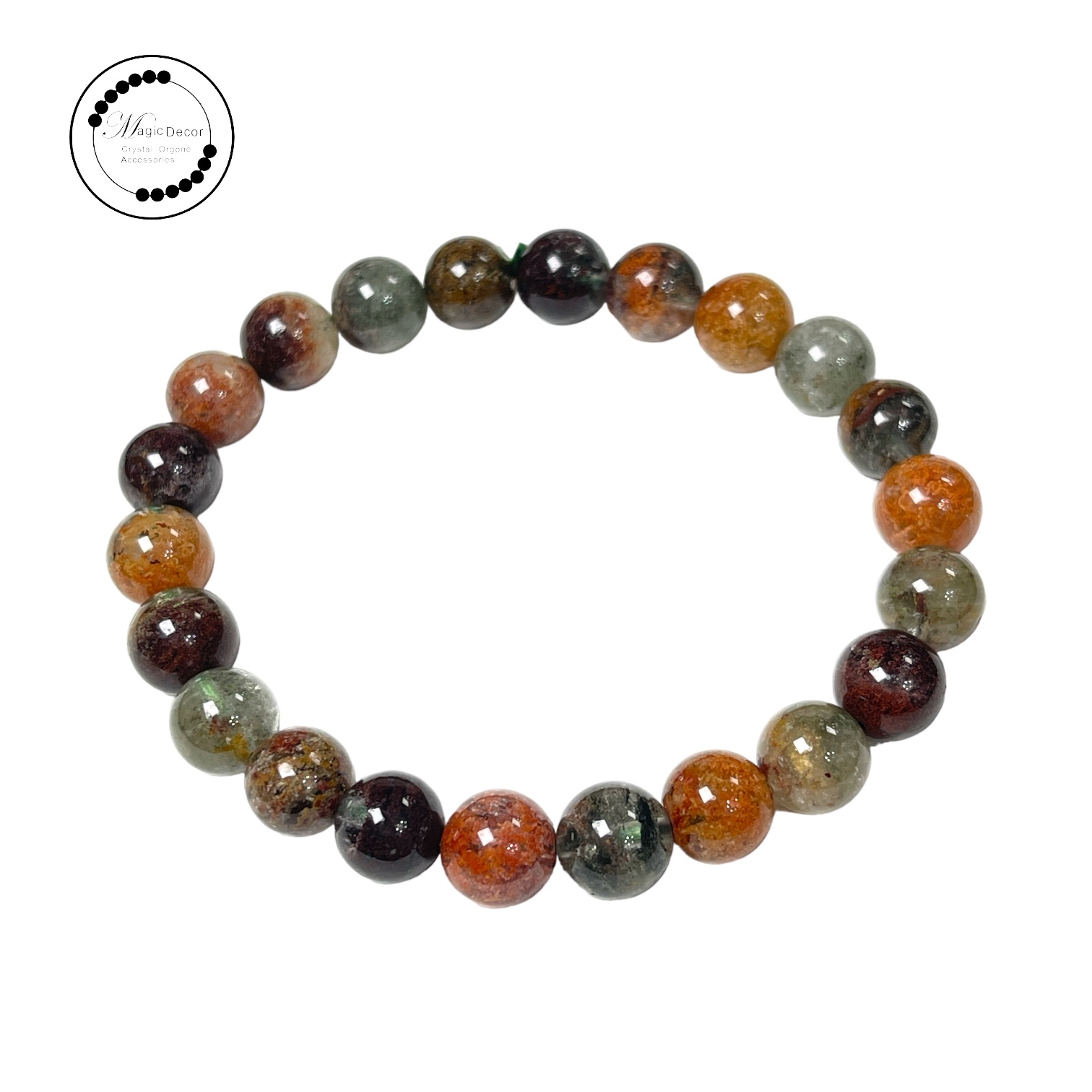 250214-B36 8mm+四季平安彩幽靈手串