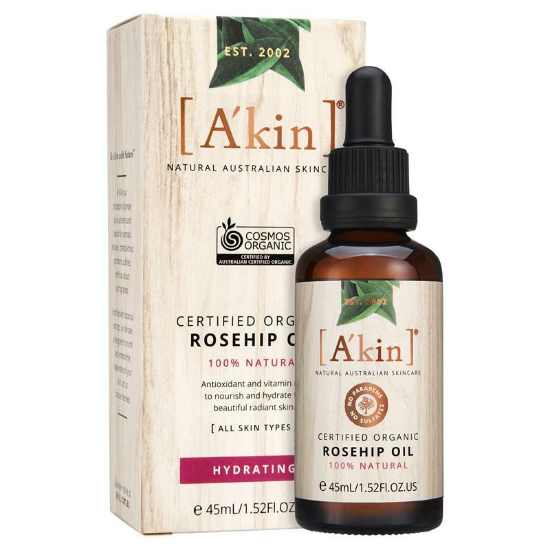 エイキンAkin Organic Rosehip Oil 45ml A'kin Certified Organic Rosehip Oil 45ml