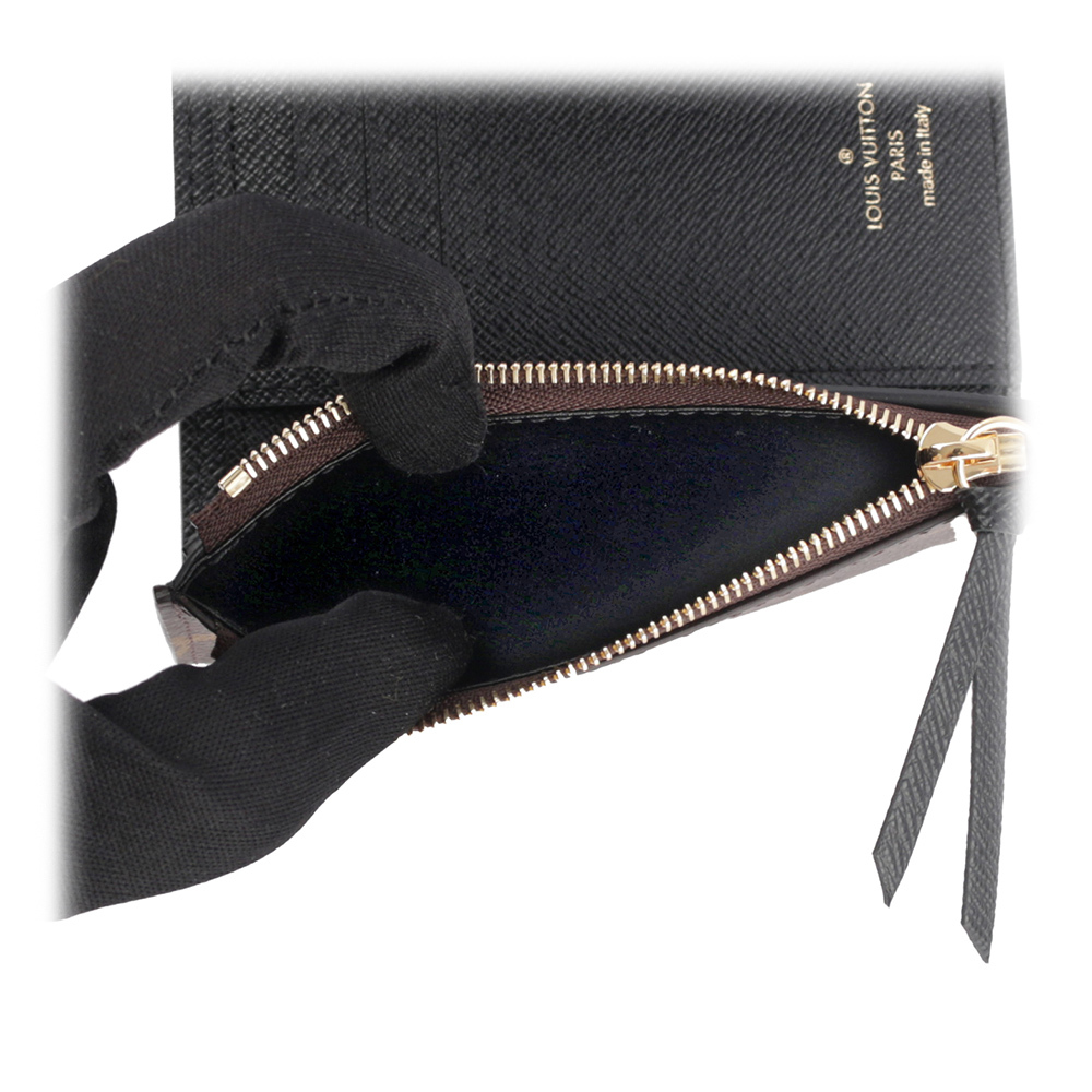 【Louis Vuitton / LV】Monogram Victorine 雙色三折短夾(棕色) M81557